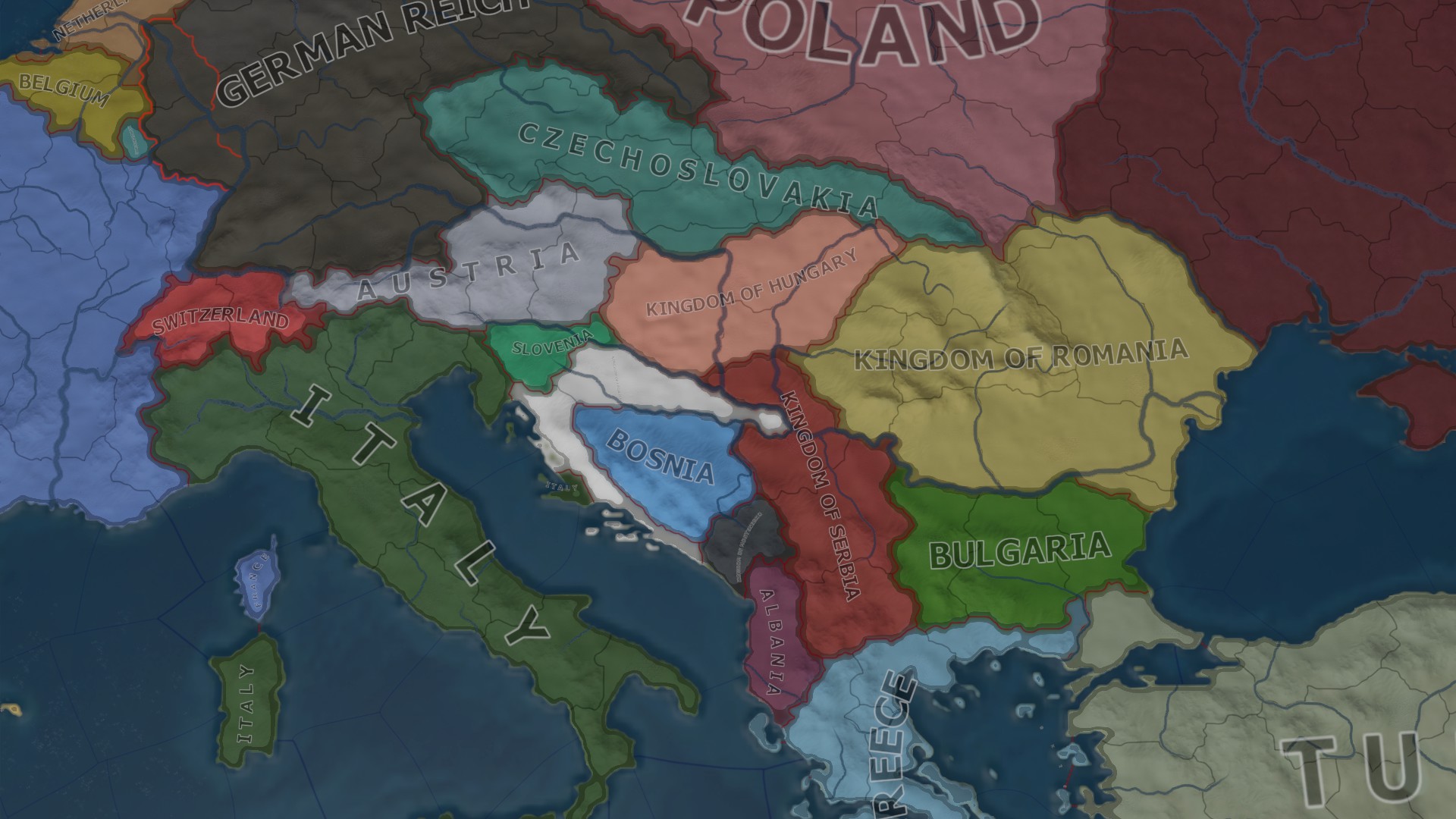Hoi4 Mod Balkan Powder Keg Yugoslav Nations Expansion ユーゴスラビアの拡張
